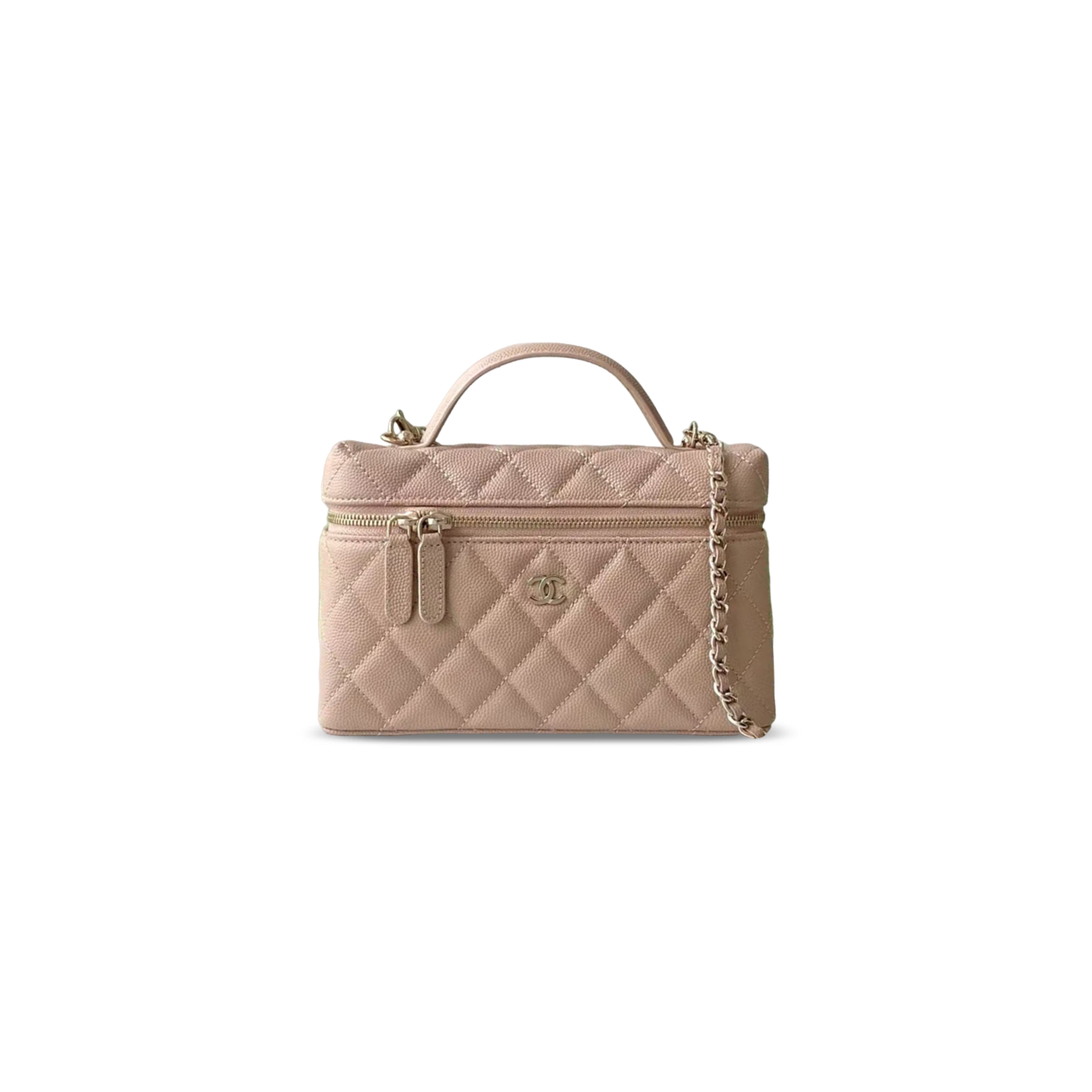 CHANEL VANITY CASE GRAINED CALFSKIN AP4385 (19.5*17*5cm)